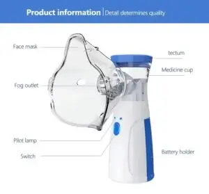 Mini Nebulizer with removable battery - Image 4