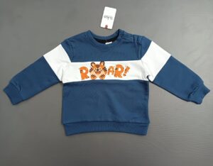 Color Block Printed Baby Winter Sweatshirt