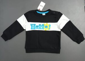 Color Block Printed Baby Winter Sweatshirt