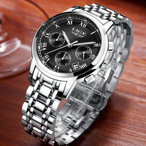 LIGE Top Luxury Brand Waterproof Charm Quartz Watch - Image 3